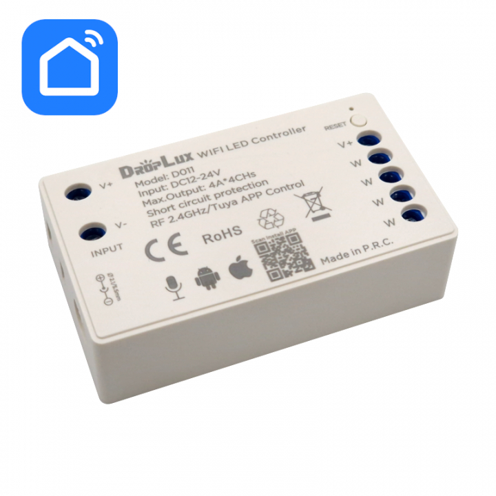 Controlador de Luz Branca Wi-Fi RF CI02 DC12-24V